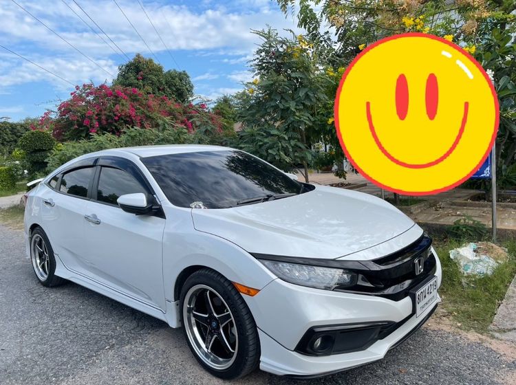 Honda Civic 2019 1.5 Turbo RS Sedan เบนซิน เกียร์อัตโนมัติ ขาว รูปที่ 3