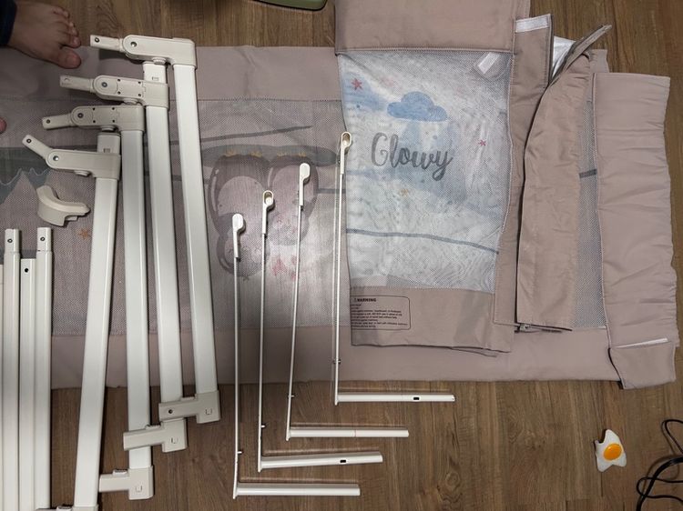 ที่กั้นเหล็กทารกตกเตียงยี่ห้อ Glowy