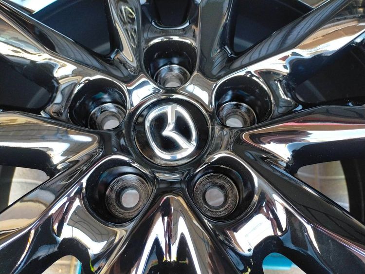 แม็กมาสด้า ขอบ18 กว้าง7 et50 (สีอบpowder coat) ใส่มาสด้า30 cx3 cx5 cx30 รูปที่ 5