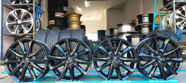 แม็กมาสด้า ขอบ18 กว้าง7 et50 (สีอบpowder coat) ใส่มาสด้า30 cx3 cx5 cx30 รูปที่ 10