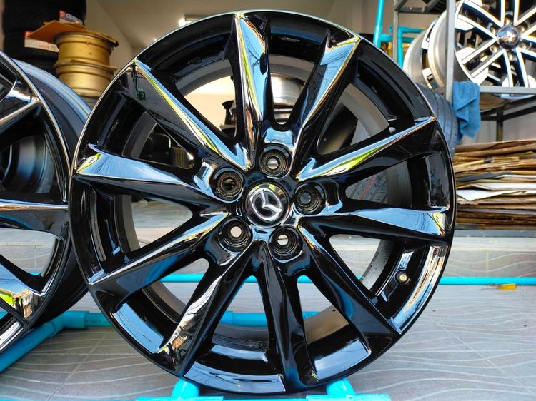 แม็กมาสด้า ขอบ18 กว้าง7 et50 (สีอบpowder coat) ใส่มาสด้า30 cx3 cx5 cx30 รูปที่ 4