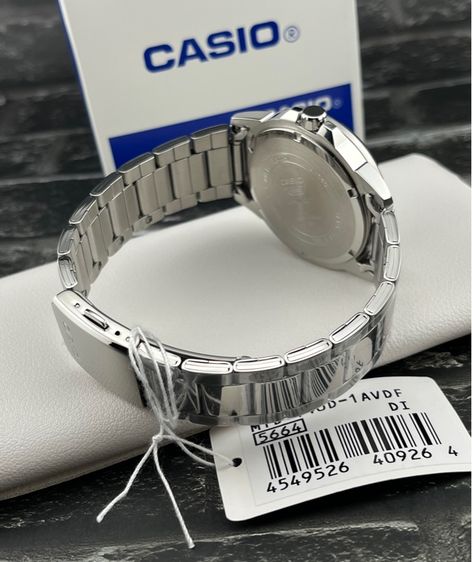 Casio Japan Movt Tuna Black Steel Watch รูปที่ 6