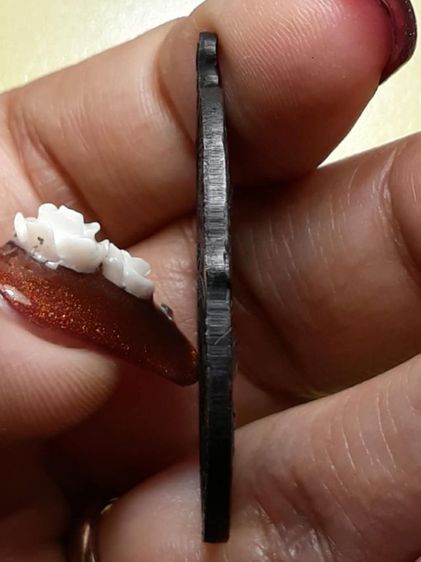 เหรียญเสือเผ่นหลวงพ่อสุด วัดกาหลง ทองแดงรมดำ รูปที่ 4