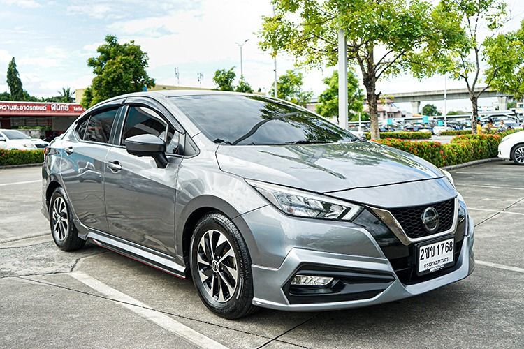 Nissan Almera 2021 1.0 VL Sedan เบนซิน ไม่ติดแก๊ส เกียร์อัตโนมัติ เทา รูปที่ 3