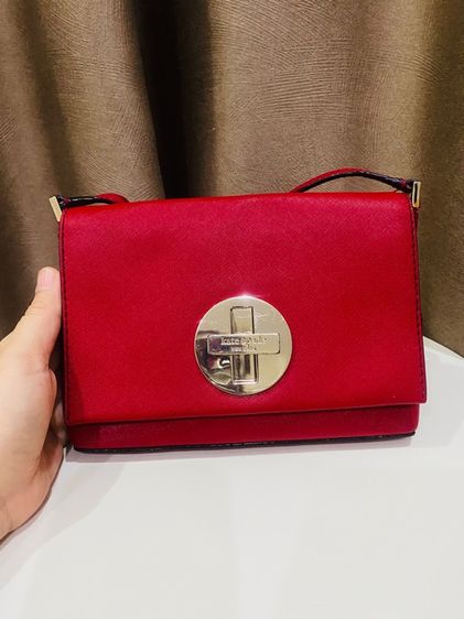  กระเป๋าสะพายข้าง แท้ 💯Kate Spade New York รุ่น Newbury Lane Sally สีแดง  รูปที่ 7