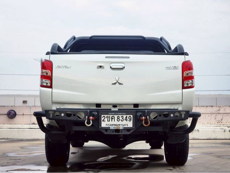 Mitsubishi Triton 2017 2.4 4WD Ultra Pickup ดีเซล ไม่ติดแก๊ส เกียร์อัตโนมัติ เทา รูปที่ 4