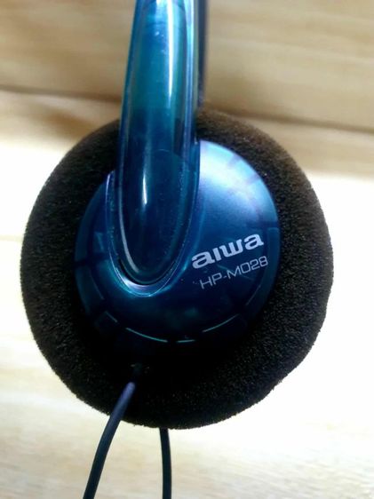 ขายหูฟังวินเทจ AIWA HP M028 หูฟังยุคเทป CD ฟองน้ำดั้งเดิมยังสวยนุ่มหู เสียงดีสมชื่อAIWA สภาพสวยหายาก รูปที่ 2