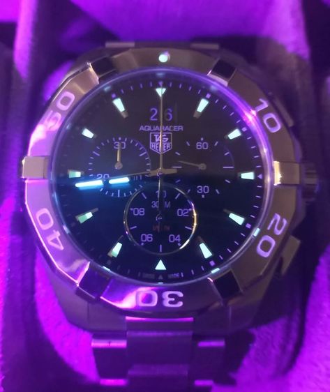 TAG Heuer 43 mm Aquaracer 300M Quartz CAY1110.BA0927 Watch รูปที่ 9