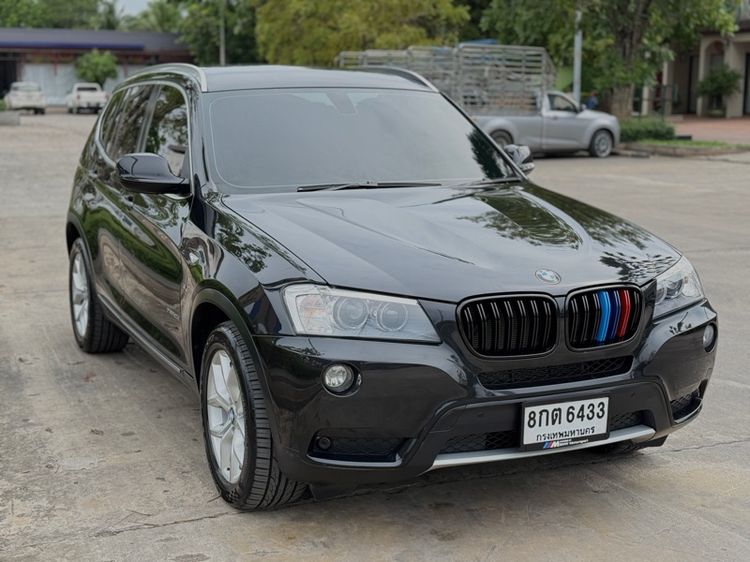 BMW X3 2014 2.0 xDrive20d 4WD Utility-car ดีเซล ไม่ติดแก๊ส เกียร์อัตโนมัติ ดำ รูปที่ 2