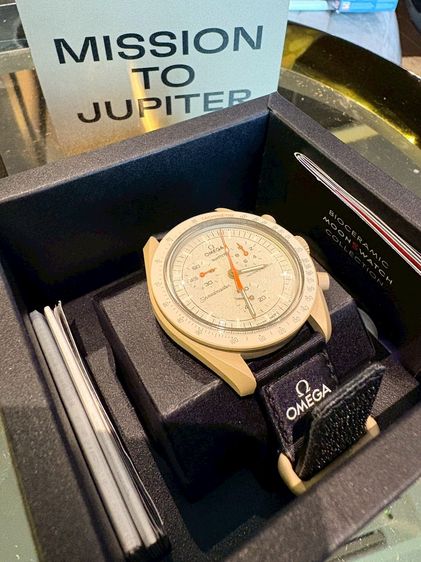 นาฬิกา Swatch x Omega Bioceramic Moonswatch Mission to Jupiter (มือสอง) รูปที่ 3