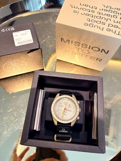 นาฬิกา Swatch x Omega Bioceramic Moonswatch Mission to Jupiter (มือสอง) รูปที่ 4
