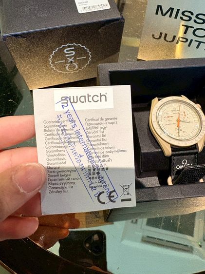 นาฬิกา Swatch x Omega Bioceramic Moonswatch Mission to Jupiter (มือสอง) รูปที่ 5