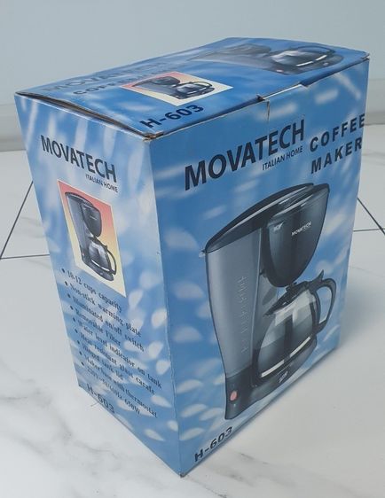 เครื่องต้มกาแฟ Movatech สินค้าใหม่ เก็บไว้นาน 300 บาท ค่าส่ง 50 บาท