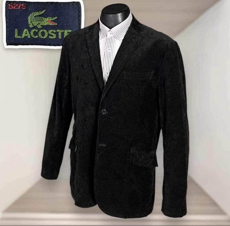 ดำ EU 46.5 แขนยาว เบลเซอร์ อื่นๆ สูท LACOSTE