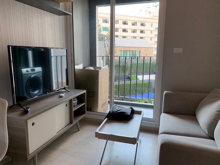 ขายคอนโด Chapter One Eco ห้วยขวาง รัชดา ห้อง 27.25 ตรม. เฟอร์ฯ เครื่องไฟฟ้าครบ ตึก