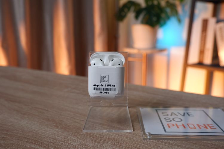 Airpods 1 สี White ราคาเพียง 1,590.- มีประกันร้าน 60 วัน รูปที่ 3