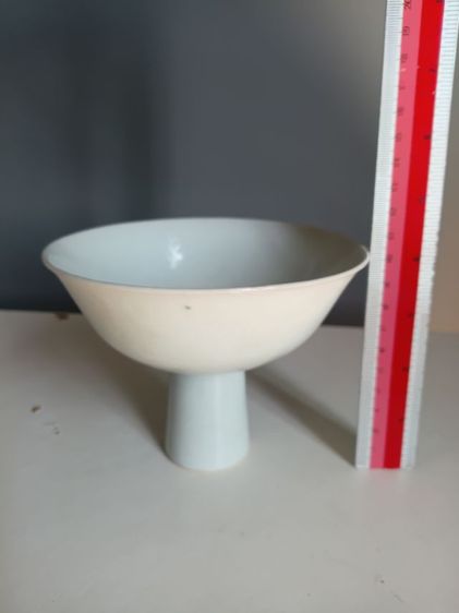 แก้วเซรามิคทรงสูง ขุดลายมังกรเก่า รูปที่ 2