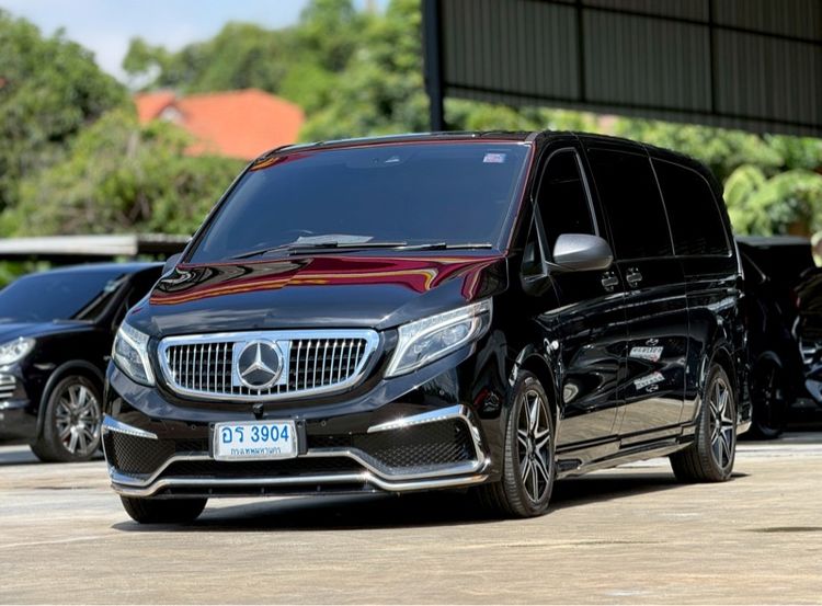 Mercedes-Benz V-Class 2022 Vito Van ดีเซล ไม่ติดแก๊ส เกียร์อัตโนมัติ ดำ รูปที่ 3