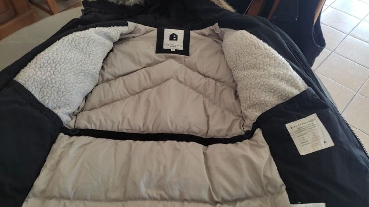 เสื้อกันหนาวติดลบ เสื้อกันหนาวหมวกเฟอร์ เสื้อกันหนาวBIKE REPAIR SHOP เสื้อกันหนาวเกาหลี เสื้อกันหนาวสีดำ รูปที่ 6