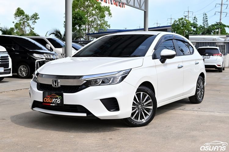 Honda City 2023 1.0 SV Sedan เบนซิน ไม่ติดแก๊ส เกียร์อัตโนมัติ ขาว