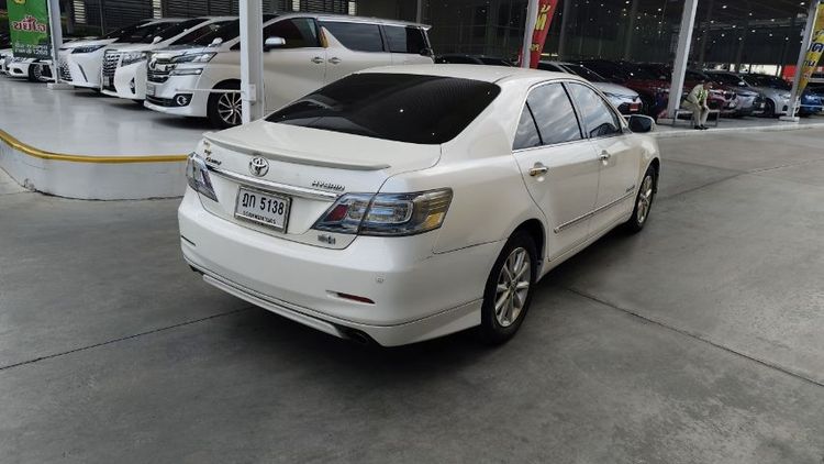 Toyota Camry 2009 2.4 Hybrid Sedan เบนซิน ไม่ติดแก๊ส เกียร์อัตโนมัติ ขาว รูปที่ 4