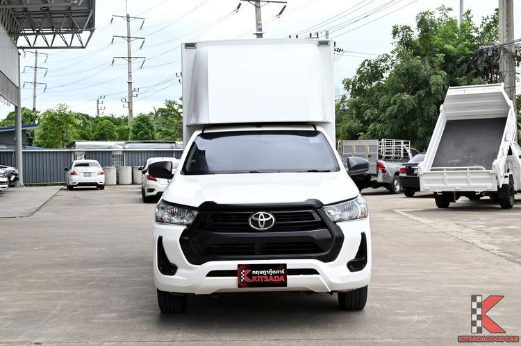 Toyota Hilux Revo 2020 2.4 Entry Pickup ดีเซล ไม่ติดแก๊ส เกียร์ธรรมดา ขาว รูปที่ 2