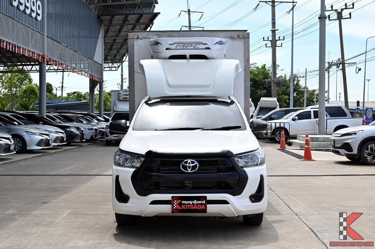 Toyota Hilux Revo 2023 2.4 Entry Pickup ดีเซล ไม่ติดแก๊ส เกียร์ธรรมดา ขาว รูปที่ 2