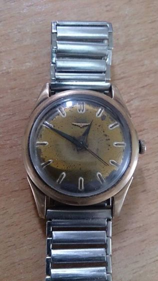 ทอง Longins นาฬิกา Longines รุ่นไขลาน 