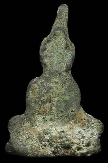 พระเนื้อโลหะเก่า ฐาน 2.7สูง 4.4 ซ.ม BB 24 รูปที่ 2