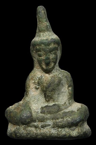 พระเนื้อโลหะเก่า ฐาน 2.7สูง 4.4 ซ.ม BB 24