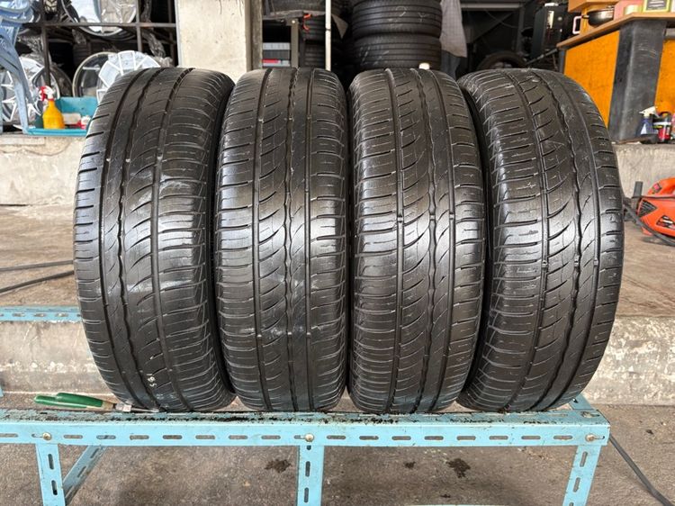 ล้อแม็กขอบ15 HONDA CITY มีรอยตามการใช้งาน พร้อมยางPIRELLI185-60-15 ปี20 รูปที่ 6