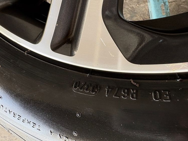 ล้อแม็กขอบ15 HONDA CITY มีรอยตามการใช้งาน พร้อมยางPIRELLI185-60-15 ปี20 รูปที่ 11