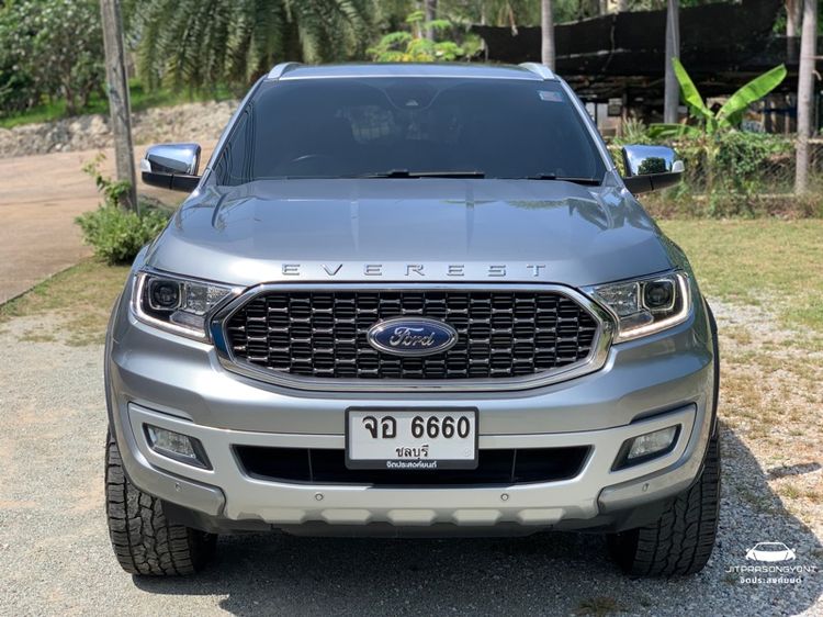 Ford Everest 2020 2.0 Bi-Turbo Titanium+ 4WD Utility-car ดีเซล เกียร์อัตโนมัติ เทา รูปที่ 3