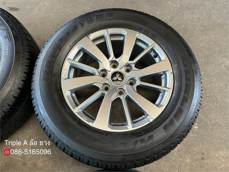 ✨ล้อแม็ก 6รู139✨Mitsu Pajero ขอบ 18 พร้อมยาง 265-60-18 Bridgestone♨️ปลายปี 24♨️ รูปที่ 5