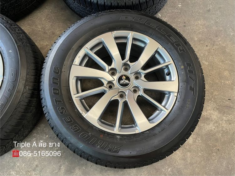 ✨ล้อแม็ก 6รู139✨Mitsu Pajero ขอบ 18 พร้อมยาง 265-60-18 Bridgestone♨️ปลายปี 24♨️ รูปที่ 3