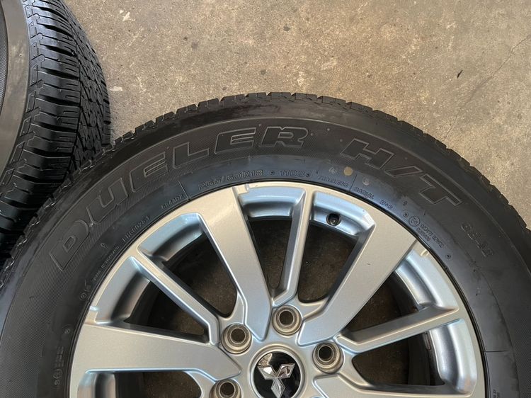 ✨ล้อแม็ก 6รู139✨Mitsu Pajero ขอบ 18 พร้อมยาง 265-60-18 Bridgestone♨️ปลายปี 24♨️ รูปที่ 7