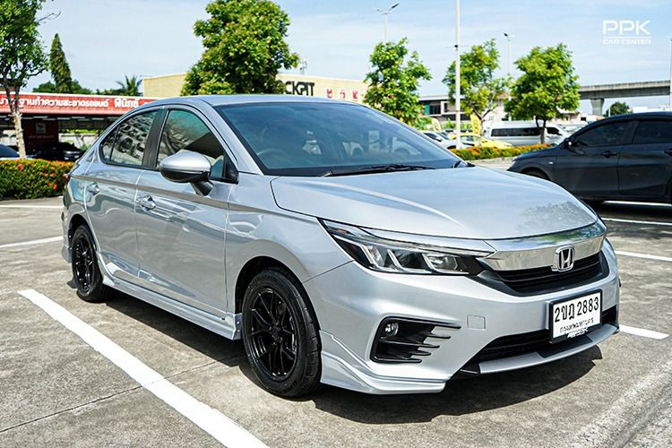 Honda City 2021 1.0 V Sedan เบนซิน ไม่ติดแก๊ส เกียร์อัตโนมัติ เทา รูปที่ 3