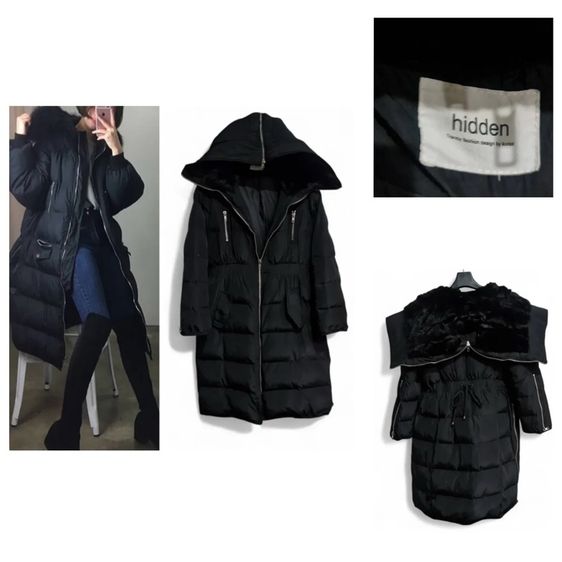 แขนยาว ดำ เสื้อแจ็คเก็ต | เสื้อคลุม อื่นๆ Sold out เสื้อแจ็คเก็ตกันหนาวมือสองสภาพสวยใหม่มาก จาก Brand Hidden เกาหลี