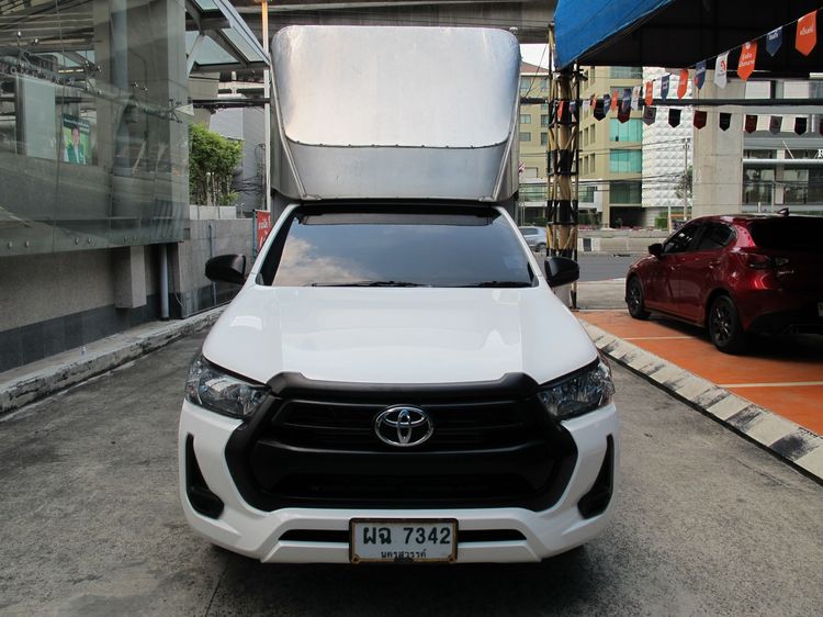 Toyota Hilux Revo 2022 2.4 Entry Pickup ดีเซล ไม่ติดแก๊ส เกียร์ธรรมดา ขาว รูปที่ 3