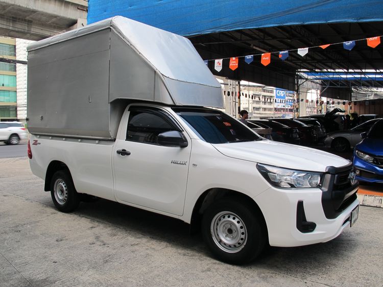 Toyota Hilux Revo 2022 2.4 Entry Pickup ดีเซล ไม่ติดแก๊ส เกียร์ธรรมดา ขาว รูปที่ 2