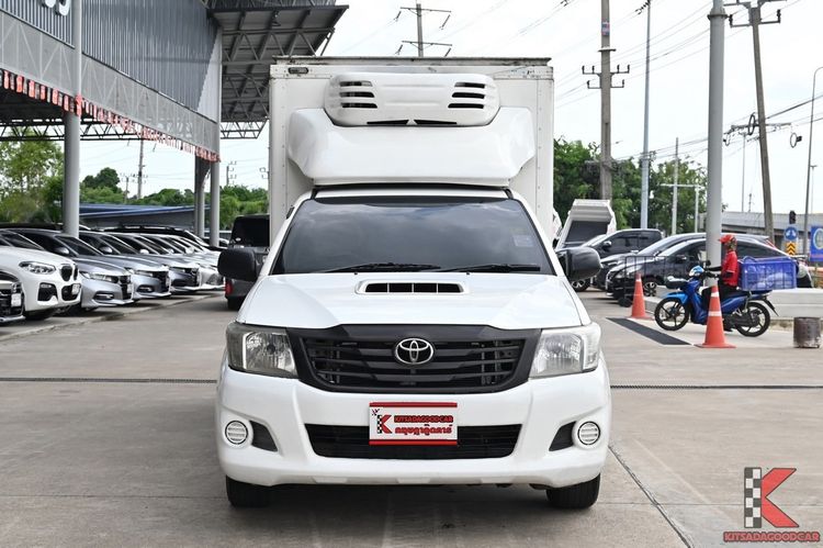 Toyota Hilux Vigo Champ 2014 2.5 J Single Cab Pickup ดีเซล ไม่ติดแก๊ส เกียร์ธรรมดา ขาว รูปที่ 2