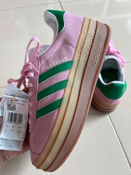 Adidas Gazelle Bold W Size UK5.50 US7 CHN235 JP240 สภาพสวยเดิมยังไม่ลงพื้นพร้อมใช้ รูปที่ 11