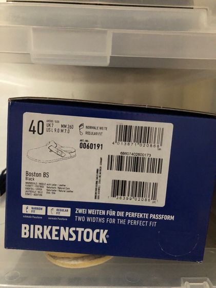 รองเท้า Birkenstock boston bs black รูปที่ 4