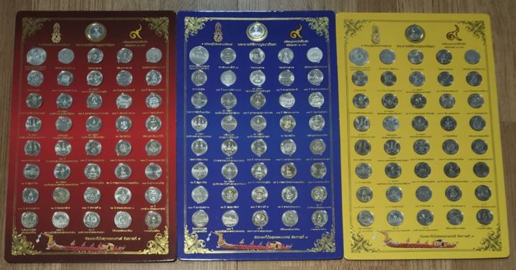แผงพร้อมเหรียญ2บาทที่ระลึกครบชุด41วาระรัชกาลที่9 ไม่ผ่านการใช้