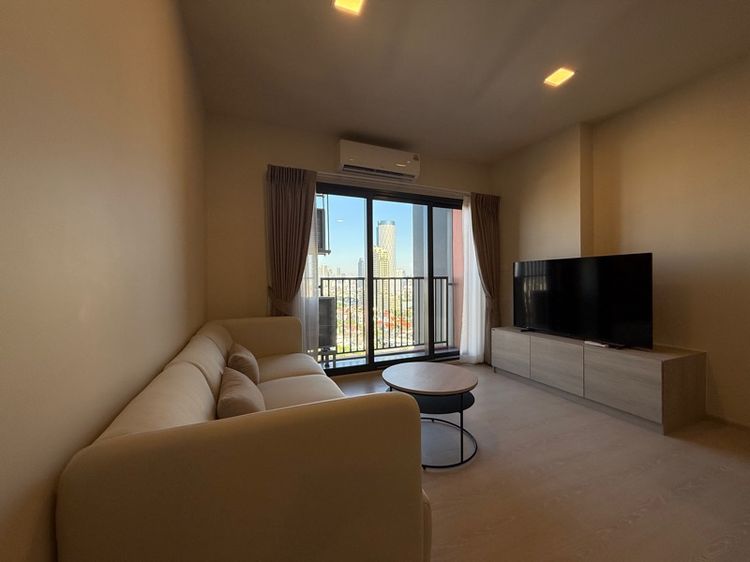 ตกแต่งครบ Sansiri 2025 ไม่อนุญาต ไม่ใช่ ให้เช่า คอนโดหรู 2 ห้องนอน วิวโค้งน้ำเจ้าพระยา 