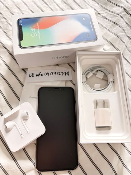 iPhone X สีขาว 256GB เครื่องไทย สภาพนางฟ้า รูปที่ 2