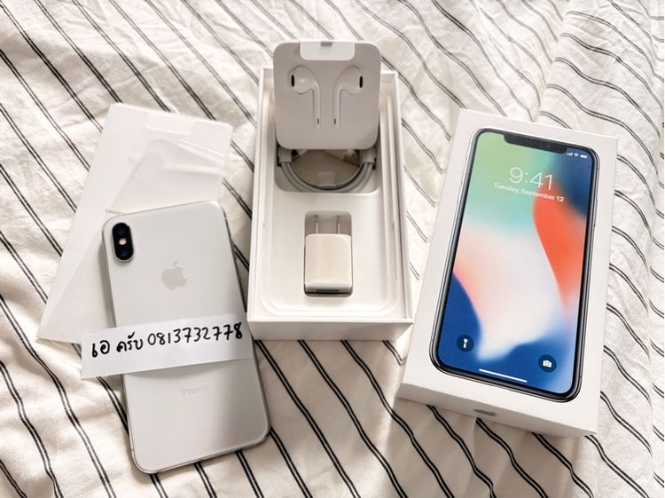 iPhone X สีขาว 256GB เครื่องไทย สภาพนางฟ้า
