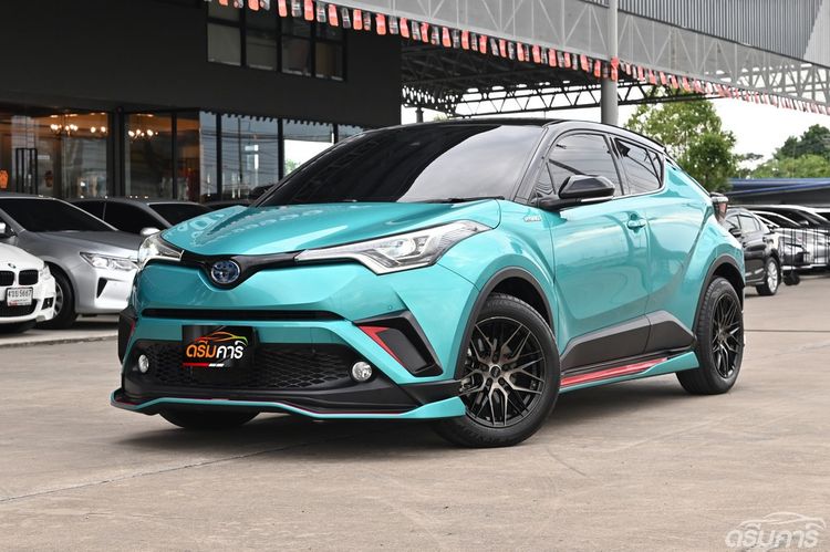 Toyota C-HR 2019 1.8 HV Hi Utility-car ไฮบริด ไม่ติดแก๊ส เกียร์อัตโนมัติ เขียว