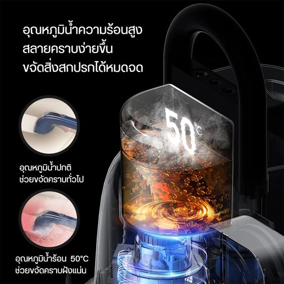 เครื่องทำความสะอาดเฟอร์นิเจอร์ผ้าและพรม สภาพเหมือนใหม่ อุปกรณ์ครบ รูปที่ 7