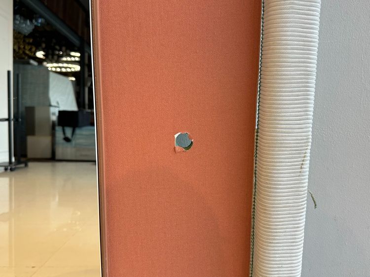 บานกระจก ติดผนังกรอบไม้จริงแผ่นปิดไม้อัด (ขนาดกว้าง 195 CM.) รูปที่ 8